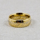 Lord of the Rings (The Hobbit) - One Ring (gold tungsten carbide) размер 8